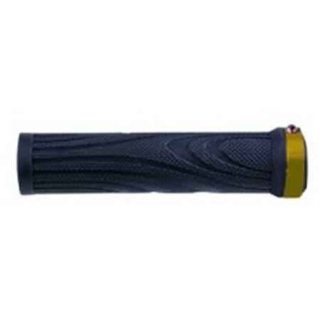 M-WAVE 130 mm. Gold Anodized Bolt On Grips 410484